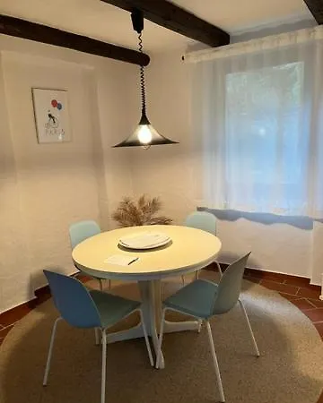 Caslano: 2.5 Zi-dachwohnung Im Rustikalen-modernen Stil Apartment
